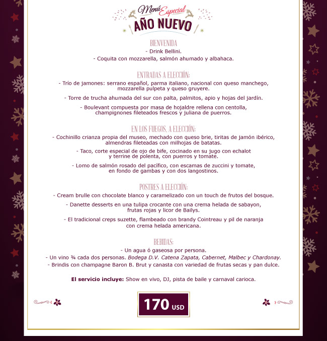 Men&uacute; Noche Buena y Men&uacute; A&ntilde;o Nuevo